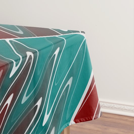 Waves in wit tafelkleed (Voorbeeld)