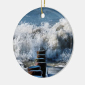 WAVES KERAMISCH ORNAMENT (Links)