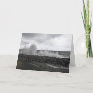 Waves King Tide à West Port, WA