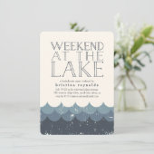  Waves Lake Weekend Getaway Kaart (Staand voorkant)