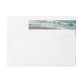 Waves Lapping op de Beach Turquoise Blue Ocean (Achterkant)