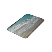 Waves Lapping op de Beach Turquoise Blue Ocean Badmat (Gekanteld)