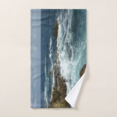 Waves Lapping op de Beach Turquoise Blue Ocean Handdoek (Handdoek)