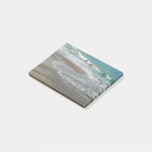 Waves Lapping op de Beach Turquoise Blue Ocean Post-it® Notes (Schuin)