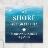 Waves Leraar Dank u Labels, Personeel Waardering Bedankjes Labels (Voorkant)