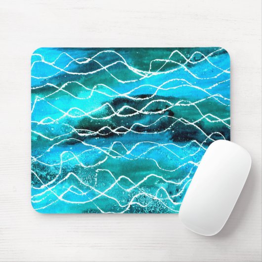 "Waves" Mousepad Muismat (Met muis)