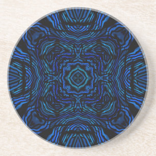 Waves of Blue Sandstone Onderzetter van Julie Ever