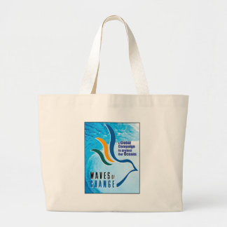 Waves of Change Beach Bag - Gepersonaliseerd Grote Tote Bag