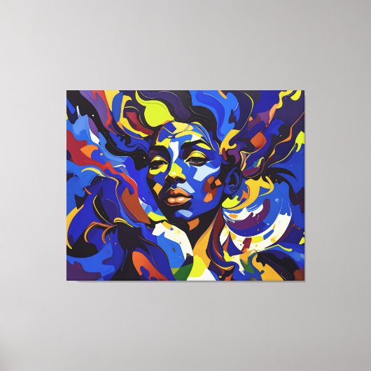 Waves of Self Canvas Afdruk (Voorkant)