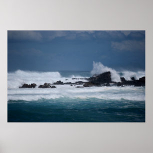 Waves op Maui Poster