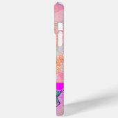 WAVES / Paarse lichtroze zwendels in gouden enkels Case-Mate iPhone Case (Achterkant / Links)