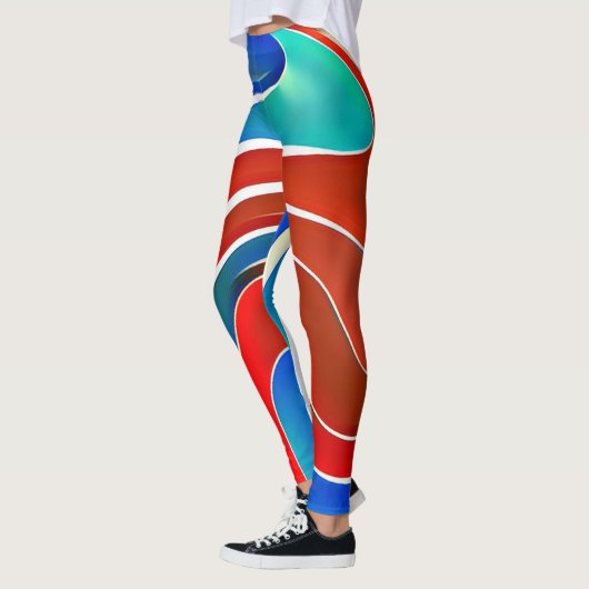 Waves Pattern #02 Leggings (Links)