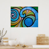 WAVES POSTER (Keuken)