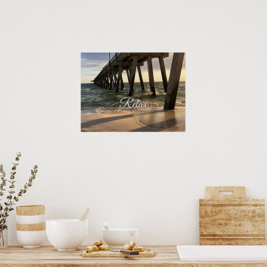 Waves-Poster Poster (Keuken)