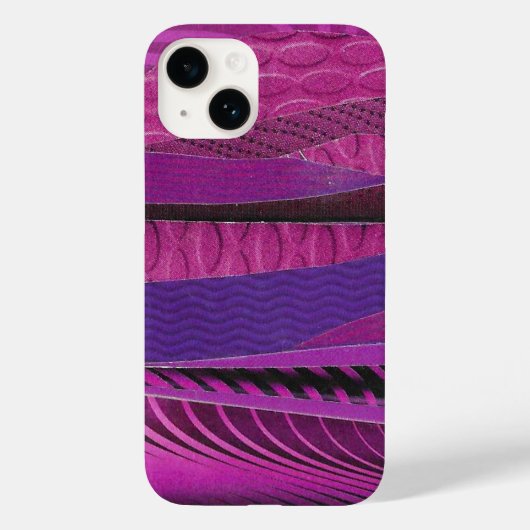 Waves-purple Case-Mate iPhone Case (Achterkant)