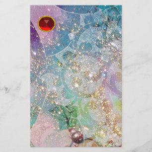 WAVES RED RUBY BRIEFPAPIER