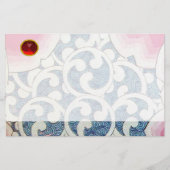 WAVES RED RUBY BRIEFPAPIER (Voorkant)