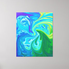 Waves Reunion | Beste Abstracte fijne kunst Canvas Afdruk