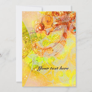 WAVES RUBY, helderrood, geel, blauw