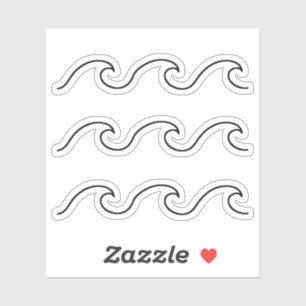Waves Sticker