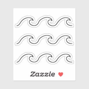 Waves-Sticker Sticker