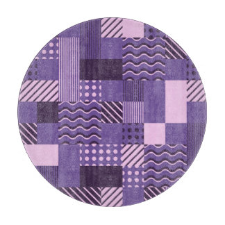 Waves Stripes Stippen: modern naadloos. Snijplank