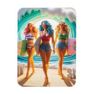 Waves & Wanderlust Collectie Magneet