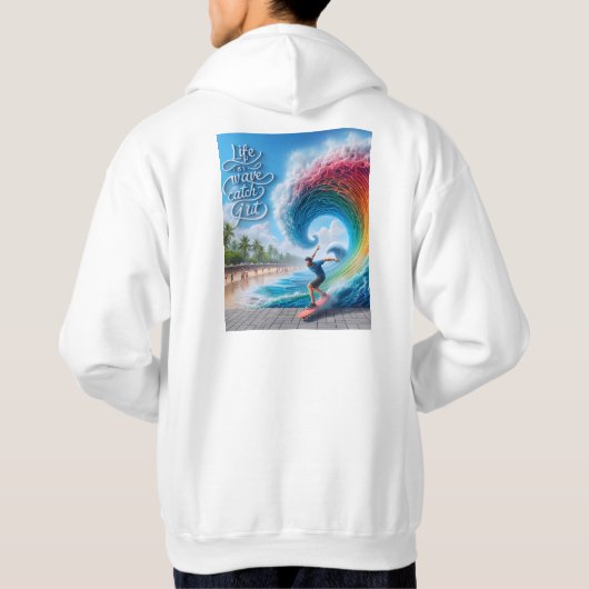 Waves & Wanderlust Collection Hoodie (Achterkant)
