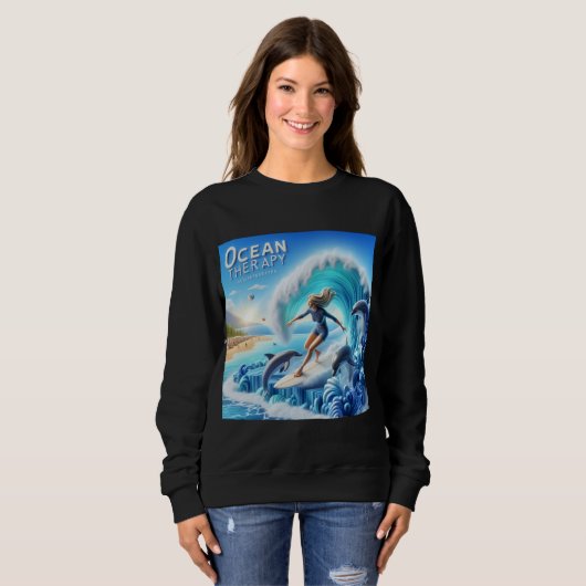 Waves & Wanderlust Collection Sweatshirt (Voorkant volledig)