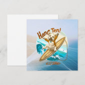 Waves & Woofs Wishes Feestdagenkaart (Voorkant / Achterkant)