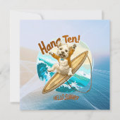 Waves & Woofs Wishes Feestdagenkaart (Voorkant)