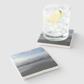 Waves, Wright tsville Beach Stenen Onderzetter (Zijkant)