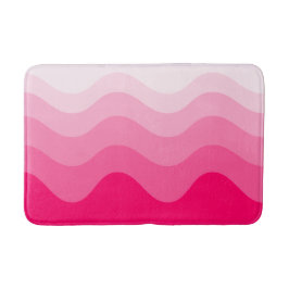 Wavey Stripe Modern Bath Mat