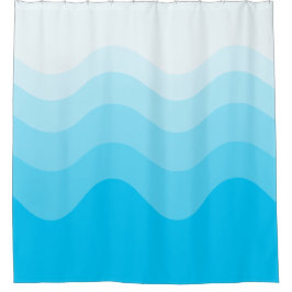 Wavey Stripe Modern Shower Curtain Douchegordijn