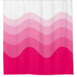 Wavey Stripe Modern Shower Curtain Douchegordijn