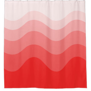 Wavey Stripe rideau de douche moderne