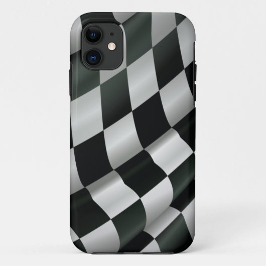 Waving Checkered Flag iPhone 5 Hoesje (Achterkant)