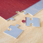 Waving Flag van de grote Verenigde Staten Legpuzzel (Zijkant)