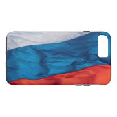 Waving Flag van Rusland Case-Mate iPhone Case (Achterkant (Horizontaal))