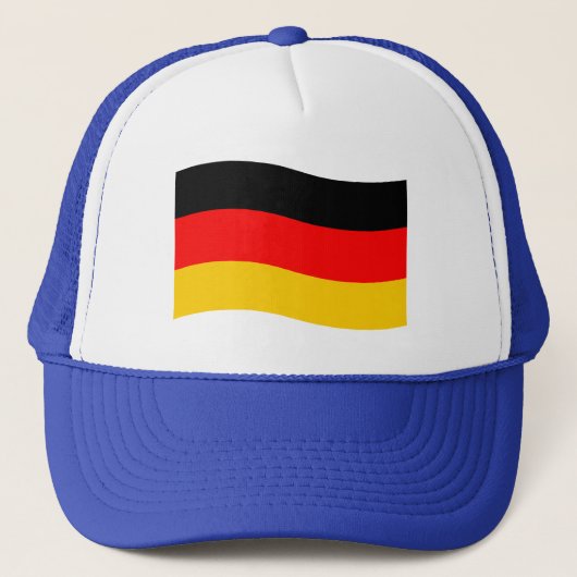 Waving German Flag Trucker Pet (Voorkant)