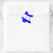 Waving Honduras Vlag Ster Sticker (Tas)