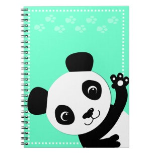 Waving Panda Notitieboek