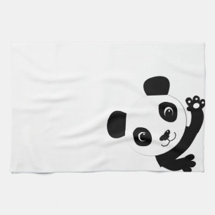 Waving Panda Theedoek
