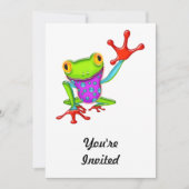 Waving Poison Dart Frog Kaart (Voorkant)