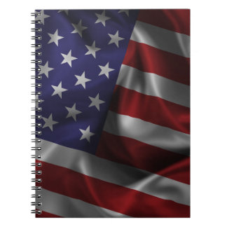 Waving USA Flag Notitieboek