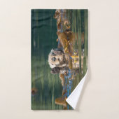 Waving Zee Otter Handdoek (Handdoek)