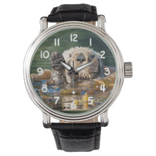 Waving Zee Otter Horloge