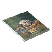 Waving Zee Otter Notitieblok (Schuin)