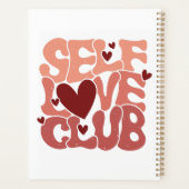 Wavy 70s Font "Self Love Club" Hearts (Dos)