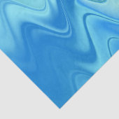 Wavy Blue Abstract Tissuepapier (Detail)